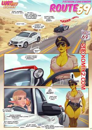 Порно комикс Route 69. Dickgirls. Rino99. Англ.