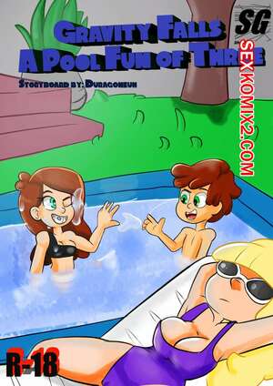 Порно комикс Gravity Falls. Тройное веселье у бассейна. A Pool Fun of Three