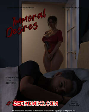 Порно комикс Непристойные желания мамаш. Часть 5. Immoral Desires. Daval3D.