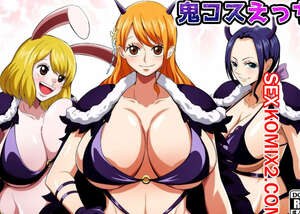 Порно комикс One Piece. Сексуальные наряды Они. Oni Cos Ecchi. Getting Lewd In Oni Costumes