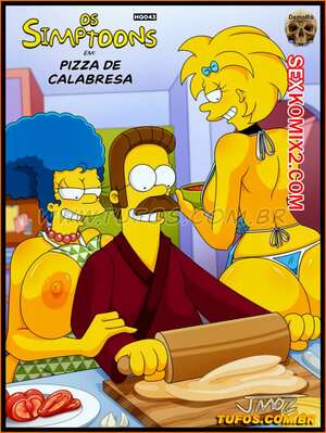 Порно комикс Симпсоны. Часть 43. Калабрийская пицца. Tufos