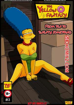 Порно комикс Симпсоны. Желтая фантазия. Часть 4. От десяти до двадцати с чемто. Croc.
