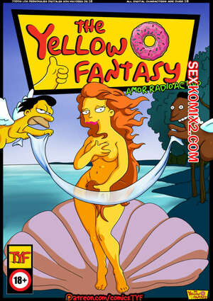 Порно комикс Симпсоны. Желтая фантазия. The Simpsons. The Yellow Fantasy. Amor Radioactivo
