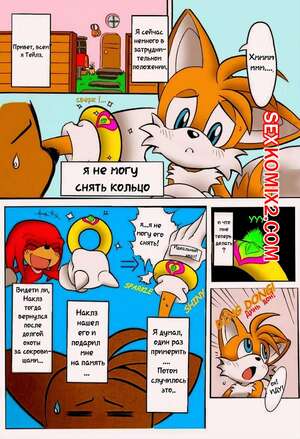 Порно комикс Sonic the Hedgehog. Canned furry. Часть 1