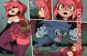 Порно комикс Sonic the Hedgehog. Красная шапочка Роуз. ShyBred