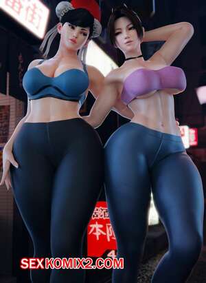 Порно комикс Street Fighter. King of Fighters. Chun Li and Mai Shiranui. PervertMuffinMajima